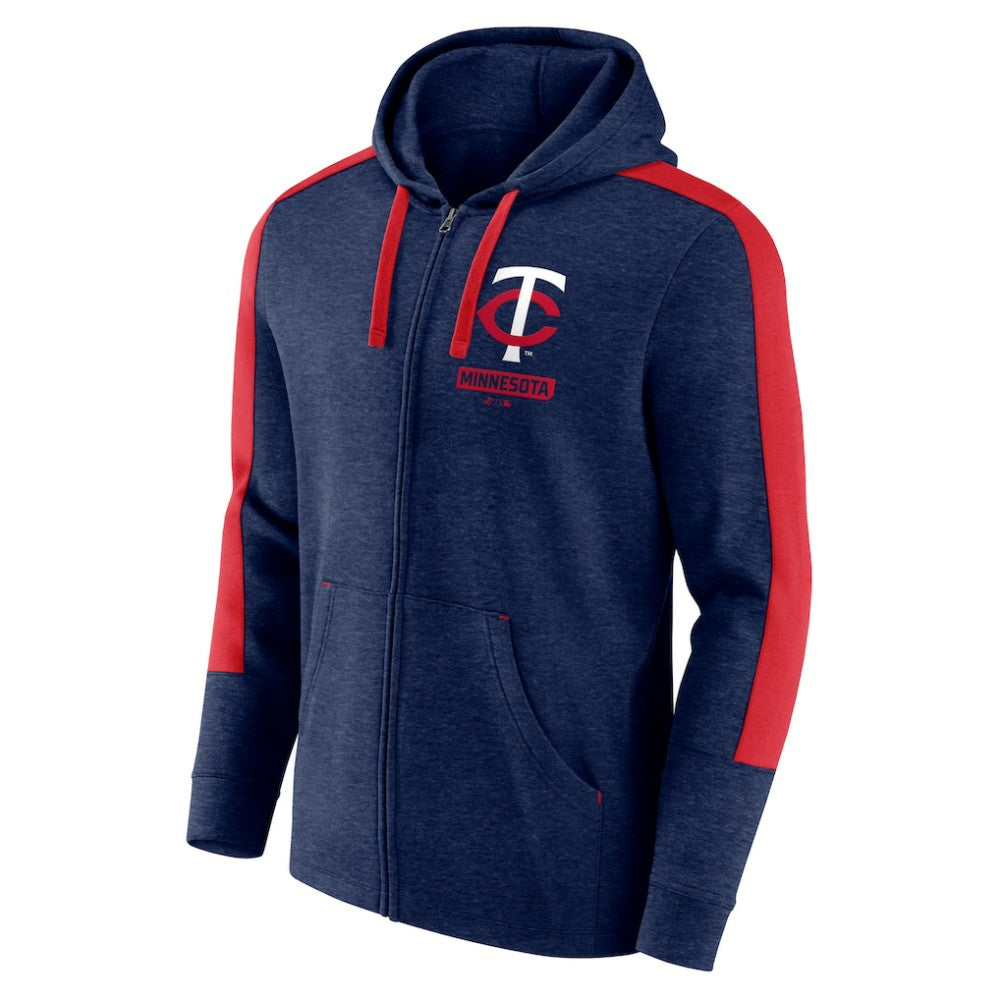 MLB Minnesota Twins Fanatics Gains Fleece Full-Zip Hoodie