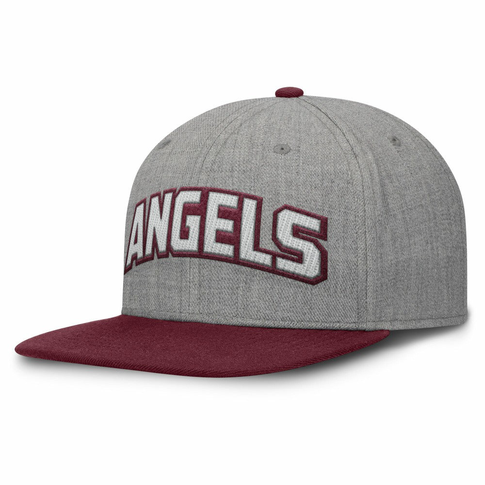 MLB Los Angeles Angels Fanatics Elements Felt Chainstitch Snapback Hat