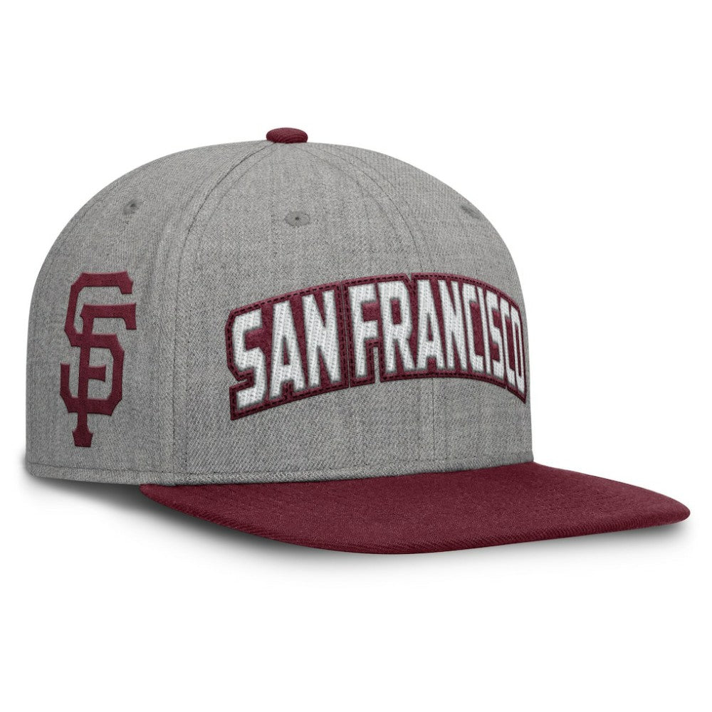 MLB San Francisco Giants Fanatics Elements Felt Chainstitch Snapback Hat