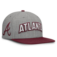 MLB Atlanta Braves Fanatics Elements Felt Chainstitch Snapback Hat