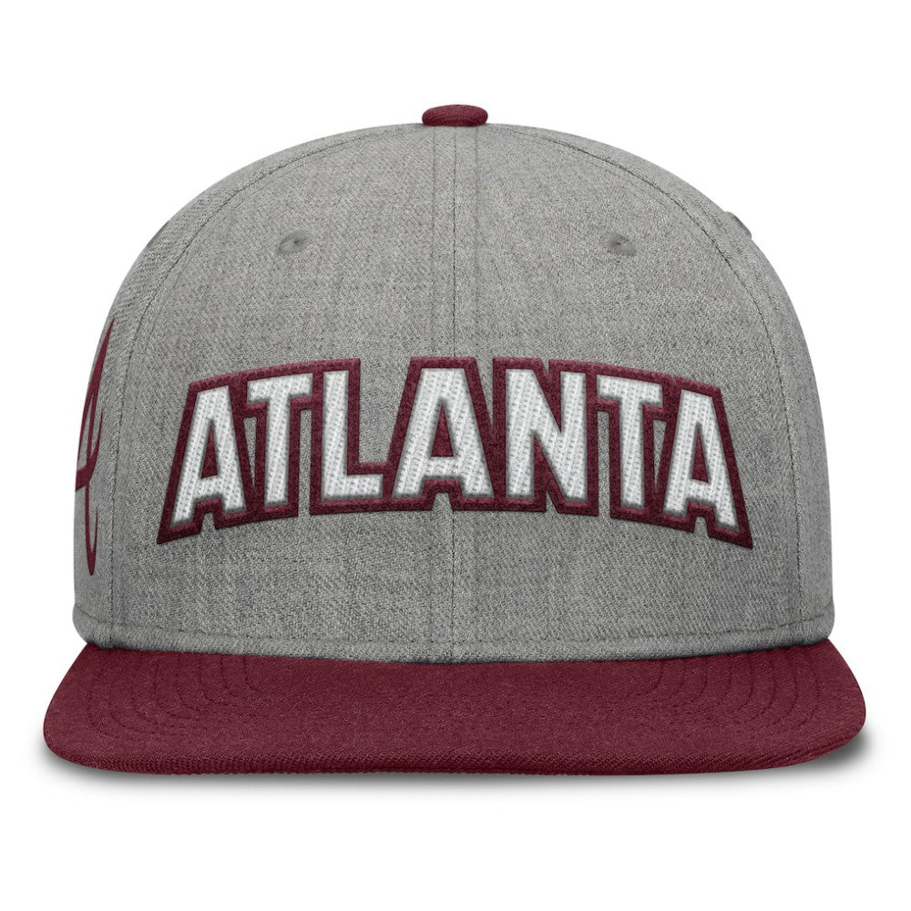 MLB Atlanta Braves Fanatics Elements Felt Chainstitch Snapback Hat