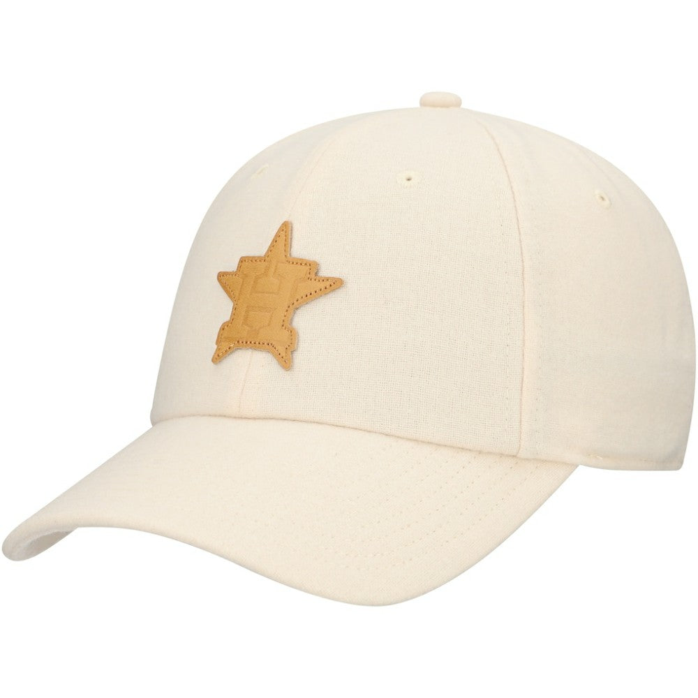 MLB Houston Astros Fanatics Front Office Leather Patch Adjustable Hat