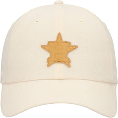 MLB Houston Astros Fanatics Front Office Leather Patch Adjustable Hat