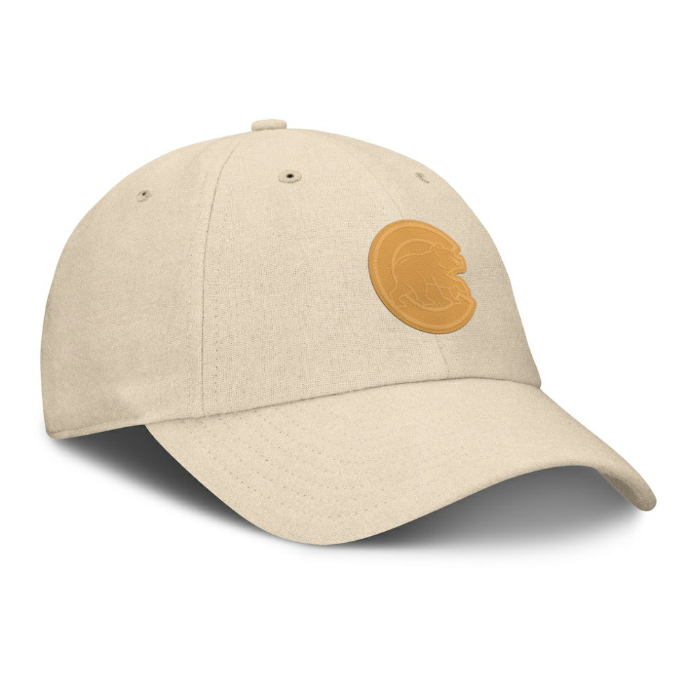 MLB Chicago Cubs Fanatics Front Office Leather Patch Adjustable Hat