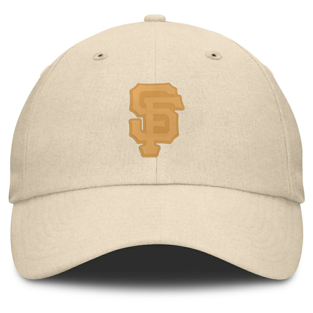 MLB San Francisco Giants Fanatics Front Office Leather Patch Adjustable Hat