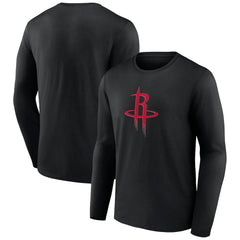 NBA Houston Rockets Primary Logo Long Sleeve T-Shirt