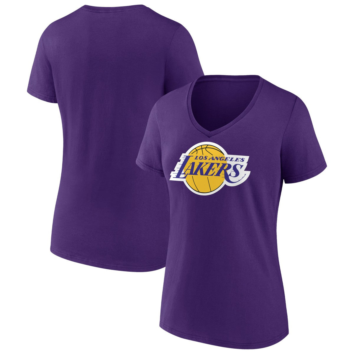 NBA Los Angeles Lakers Women's Primary Logo V-Neck T-Shirt