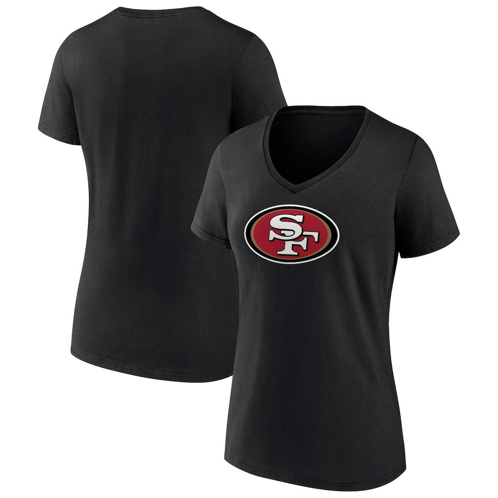 Women's Primary Logo V-Neck T-Shirt - San Francisco 49ers