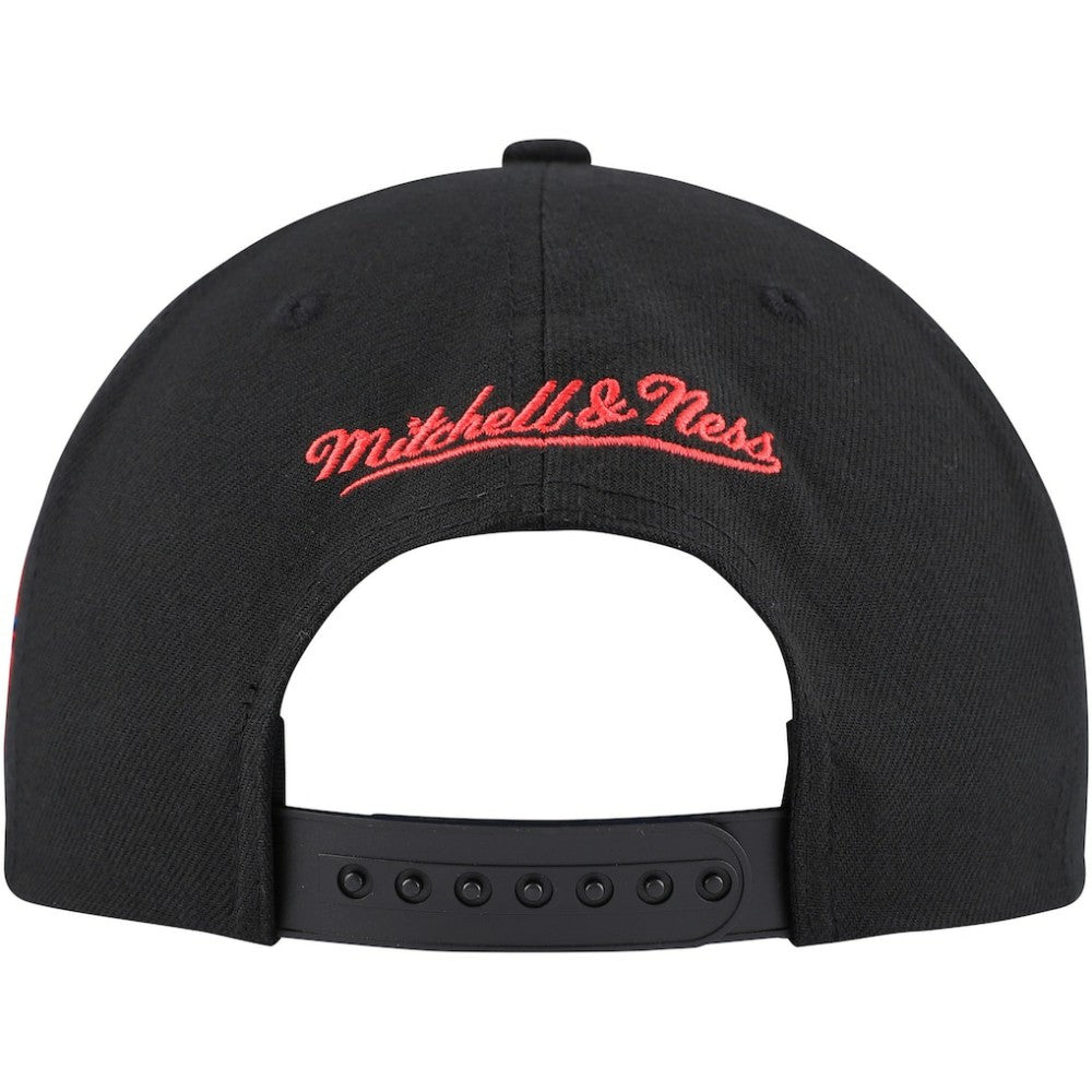 NHL Black Winnipeg Jets Mitchell & Ness Core Team Script 2.0 Snapback Hat