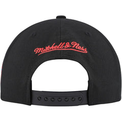 NHL Black Winnipeg Jets Mitchell & Ness Core Team Script 2.0 Snapback Hat