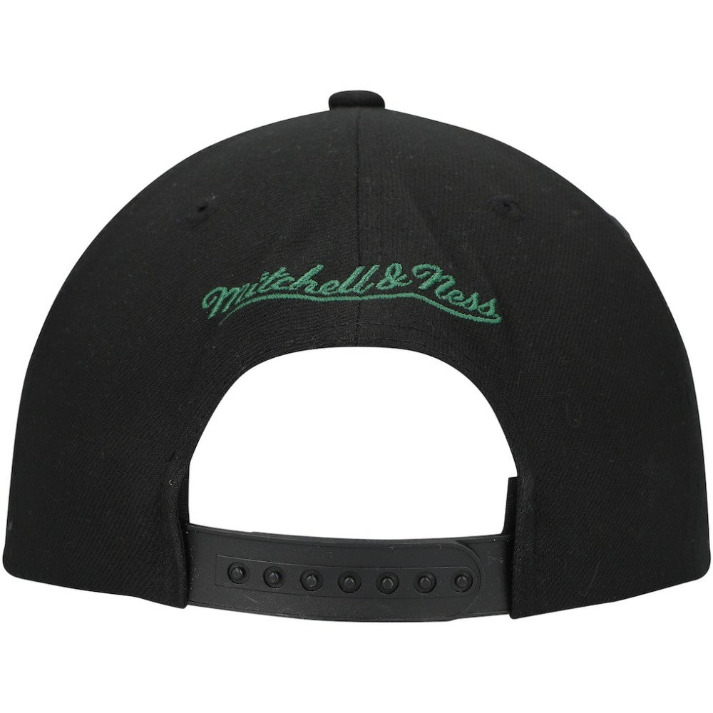 NHL Black New Jersey Devils Mitchell & Ness Core Team Script 2.0 Snapback Hat