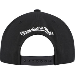 NHL Black Toronto Maple Leafs Mitchell & Ness Core Team Script 2.0 Snapback Hat