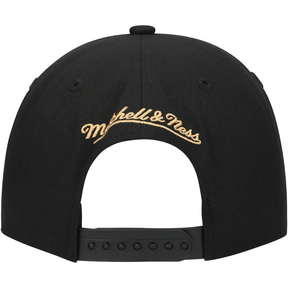 NHL Black Florida Panthers Mitchell & Ness Core Team Script 2.0 Snapback Hat
