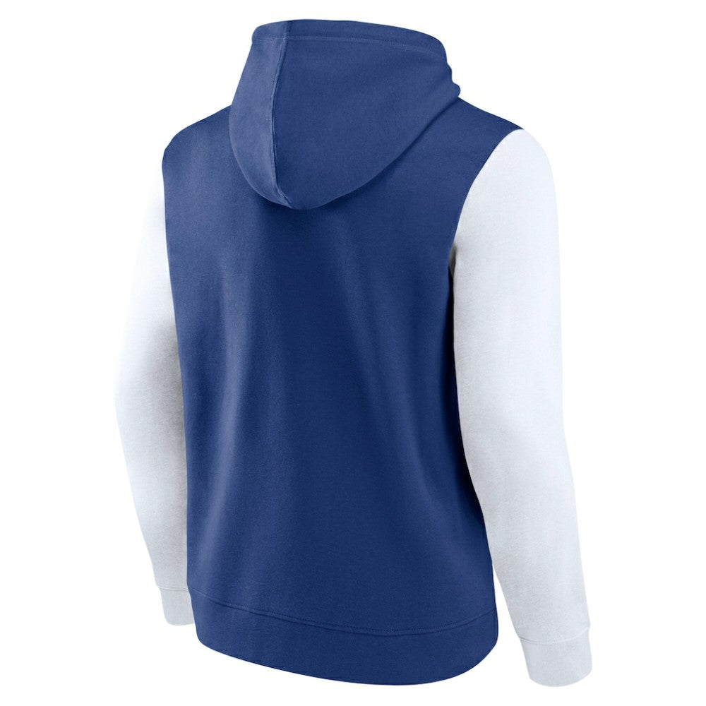 NHL Blue Tampa Bay Lightning Logo Athletic Deliver Fleece Pullover Hoodie