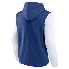 NHL Blue Tampa Bay Lightning Logo Athletic Deliver Fleece Pullover Hoodie
