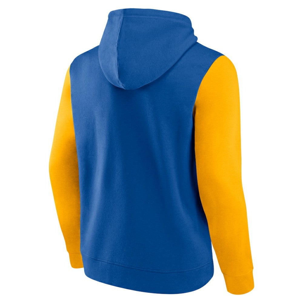 NHL Royal Buffalo Sabres Logo Athletic Deliver Fleece Pullover Hoodie
