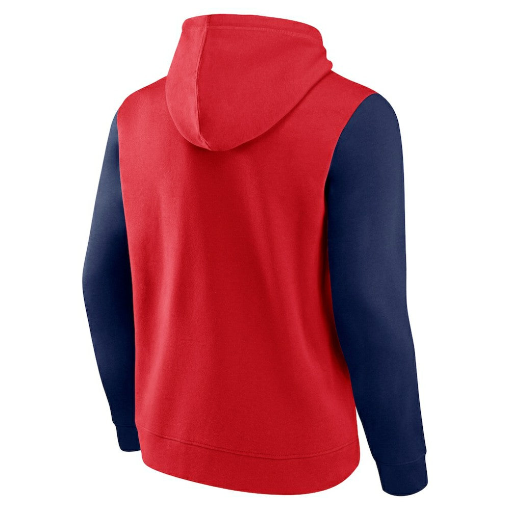 NHL Red Florida Panthers Logo Athletic Deliver Fleece Pullover Hoodie