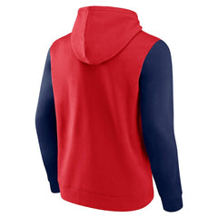 NHL Red Florida Panthers Logo Athletic Deliver Fleece Pullover Hoodie