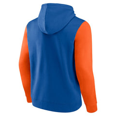 NHL Royal New York Islanders Logo Athletic Deliver Fleece Pullover Hoodie