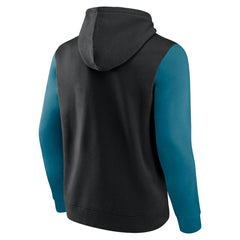 NHL Black San Jose Sharks Logo Athletic Deliver Fleece Pullover Hoodie