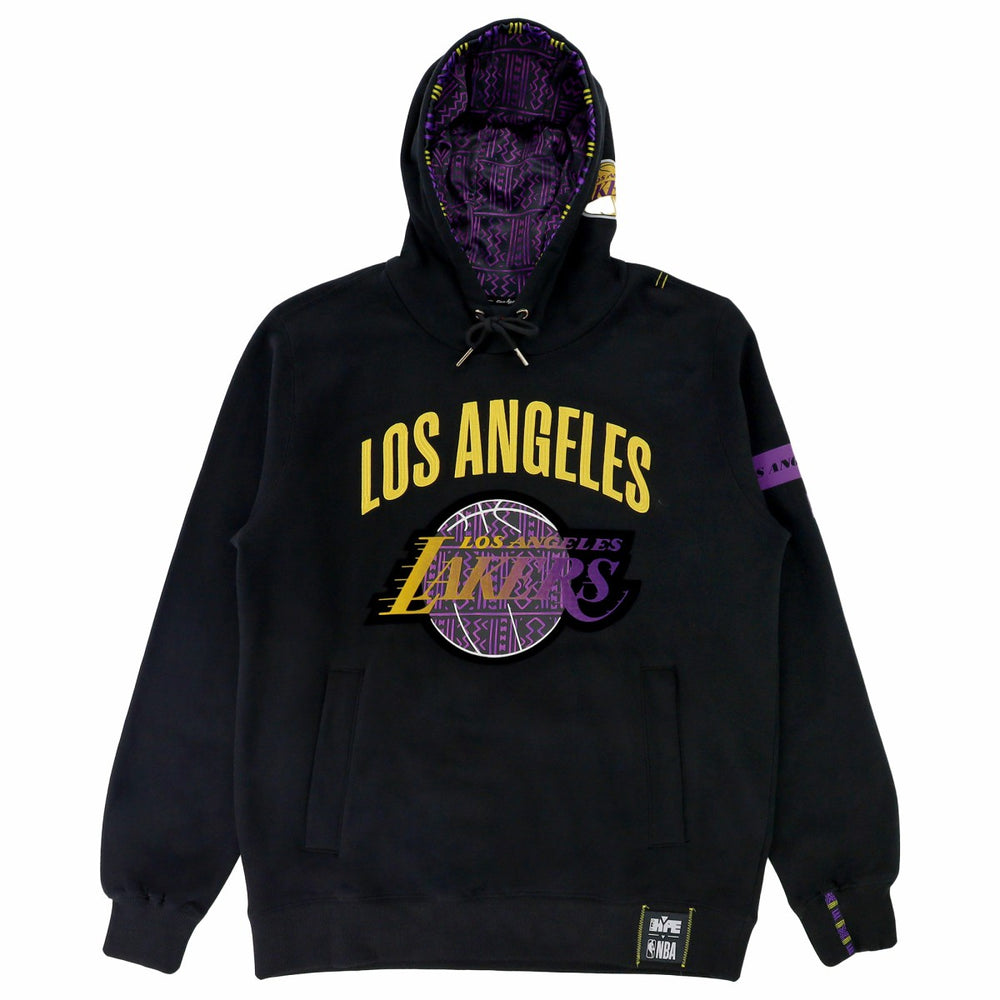NBA Los Angeles Lakers NBA x Two Hype Unisex Culture & Hoops Heavyweight Pullover Hoodie - Black discount