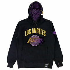 NBA Los Angeles Lakers NBA x Two Hype Unisex Culture & Hoops Heavyweight Pullover Hoodie - Black discount