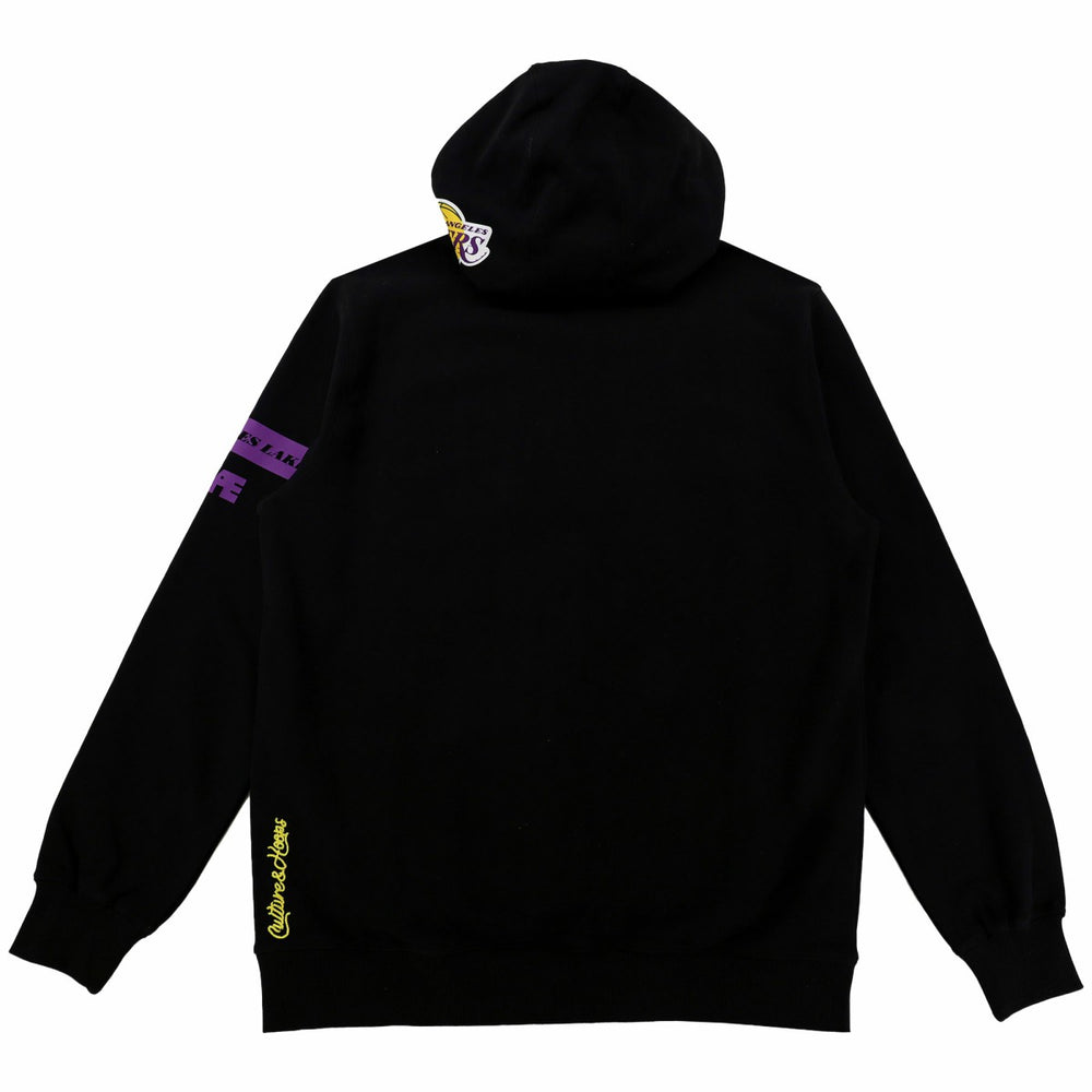 NBA Los Angeles Lakers NBA x Two Hype Unisex Culture & Hoops Heavyweight Pullover Hoodie - Black discount