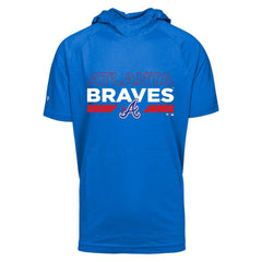 MLB Atlanta Braves Levelwear City Connect Phase No Hitter Short Sleeve Pullover Hoodie