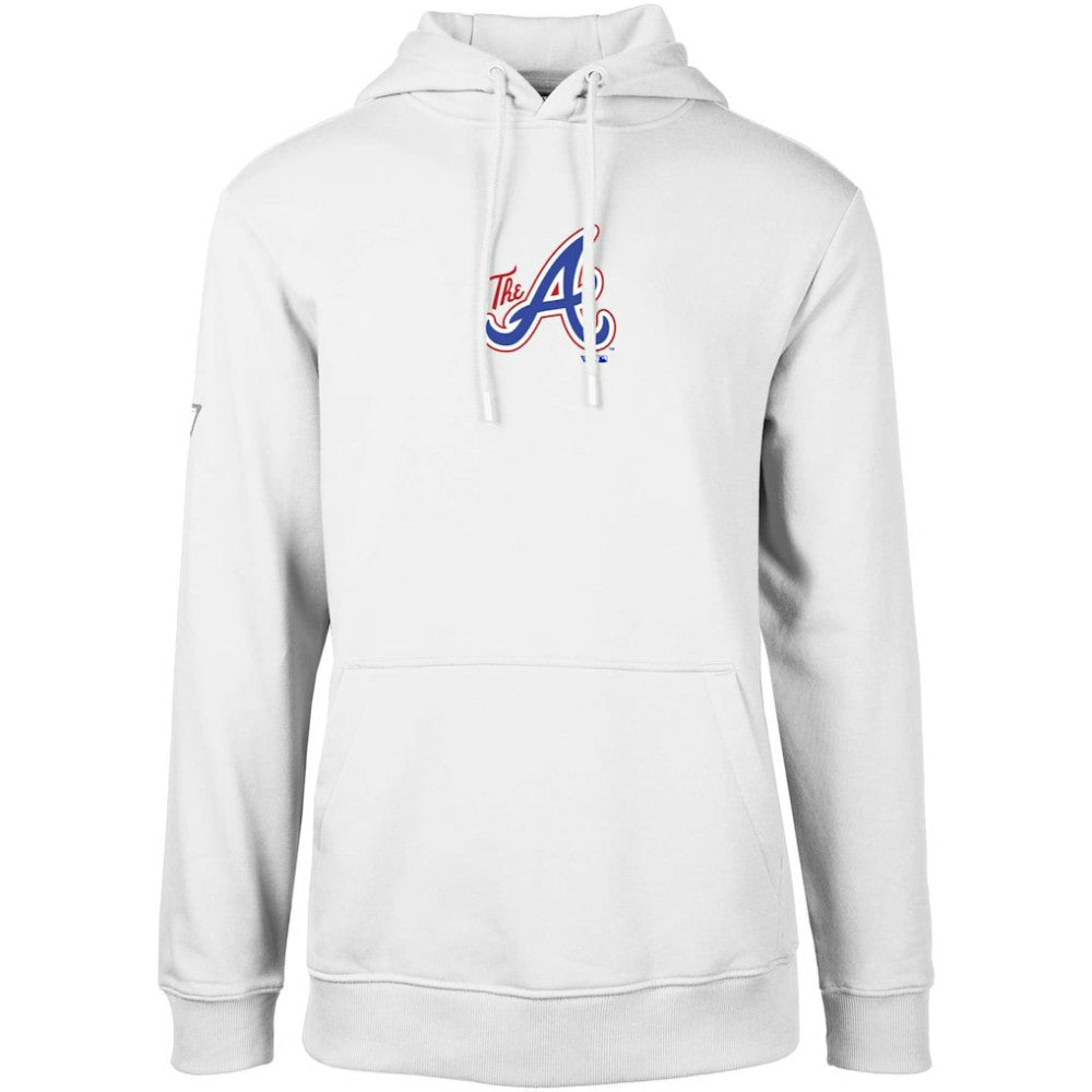 MLB Atlanta Braves Levelwear City Connect Podium Core Logo Pullover Hoodie
