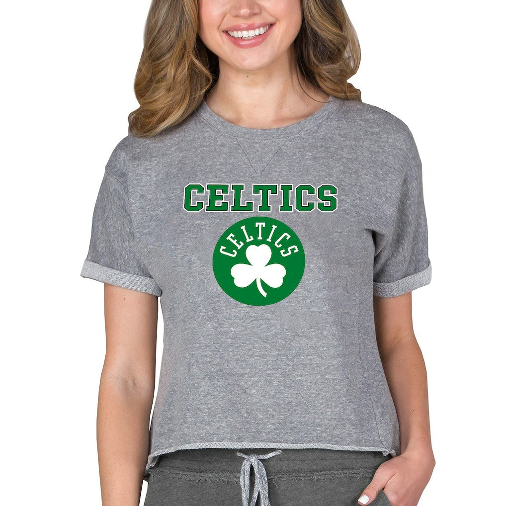 NBA Boston Celtics Concepts Sport NBA Women's Concepts Mainstream Terry SS Top