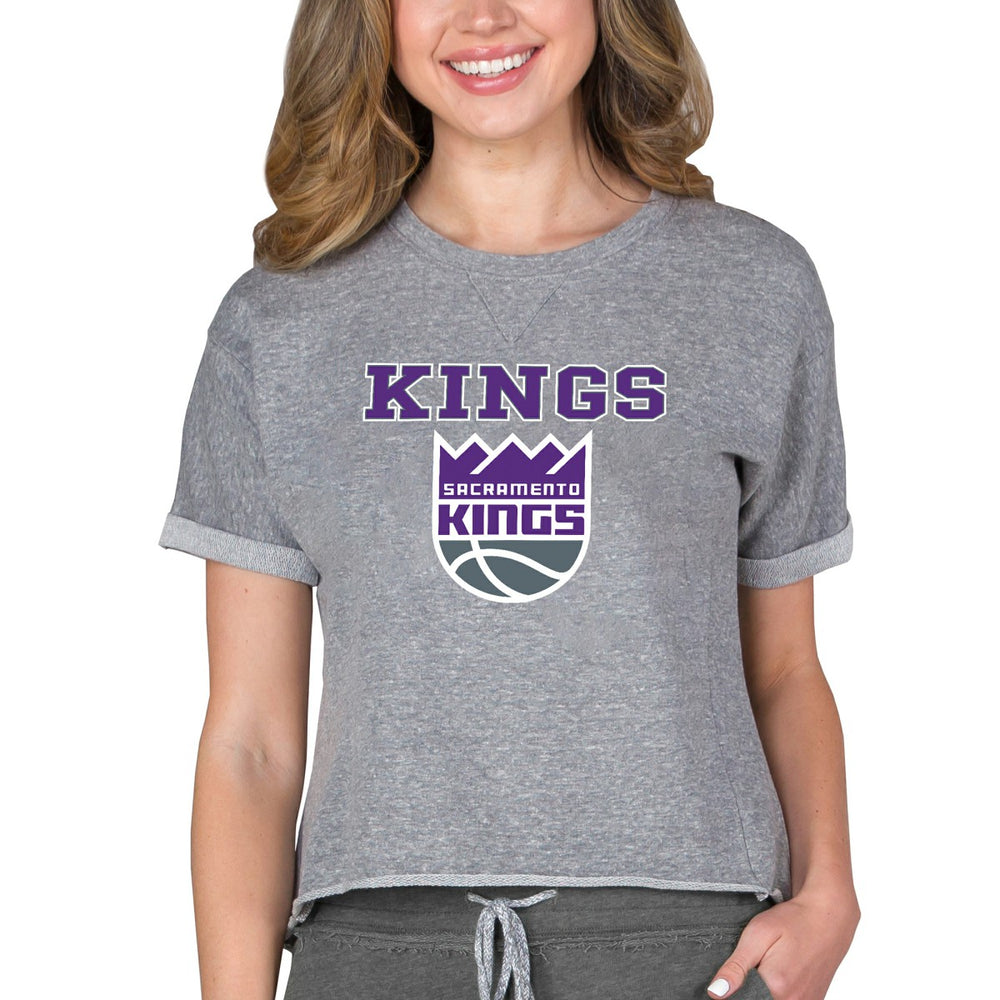 NBA Sacramento Kings Concepts Sport NBA Women's Concepts Mainstream Terry SS Top