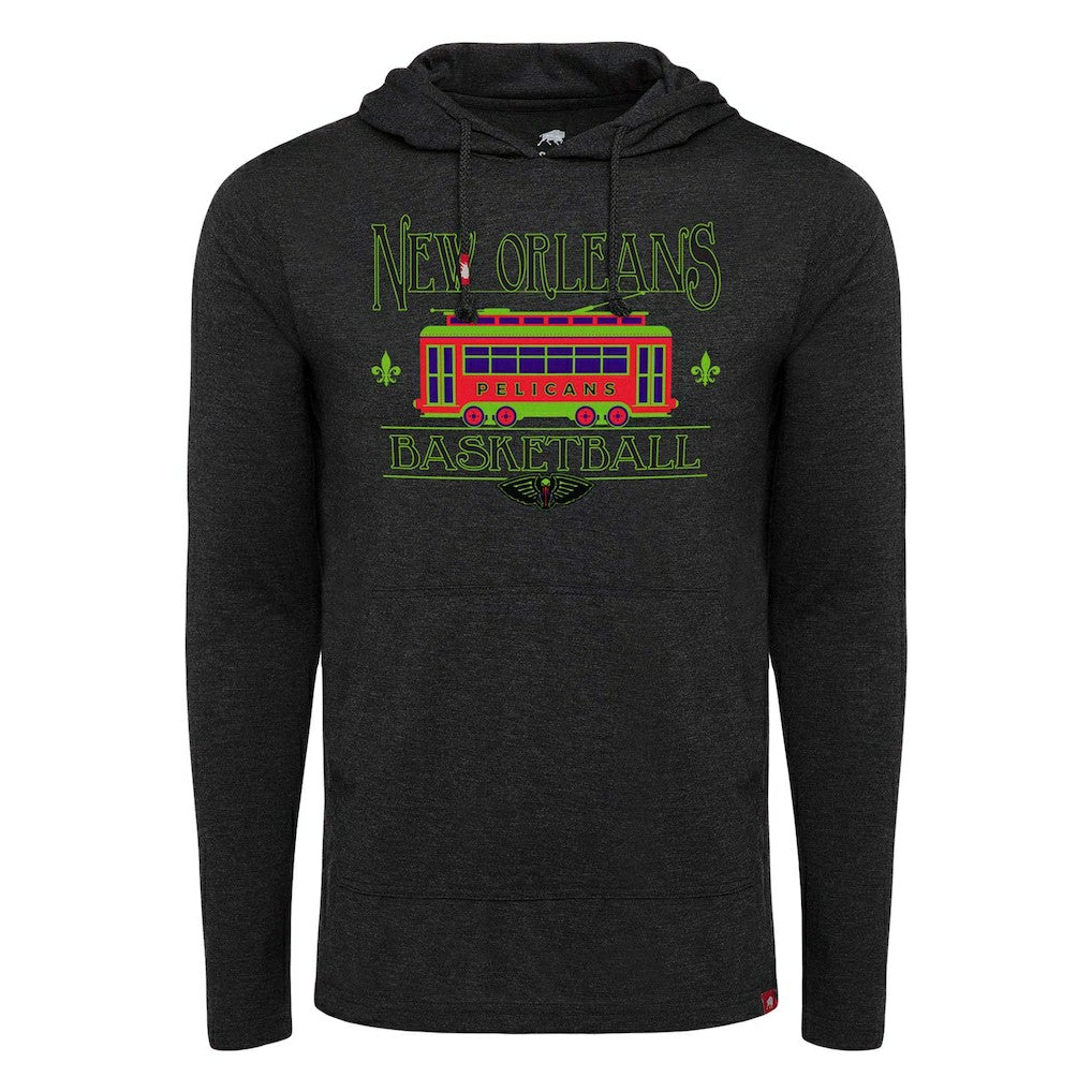 NBA New Orleans Pelicans Sportiqe Unisex City Edition Rowan Lightweight Tri-Blend Pullover Hoodie