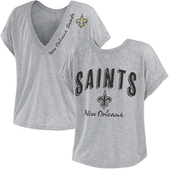 WEAR by Erin Andrews Women's Reversible T-Shirt - New Orleans Saints