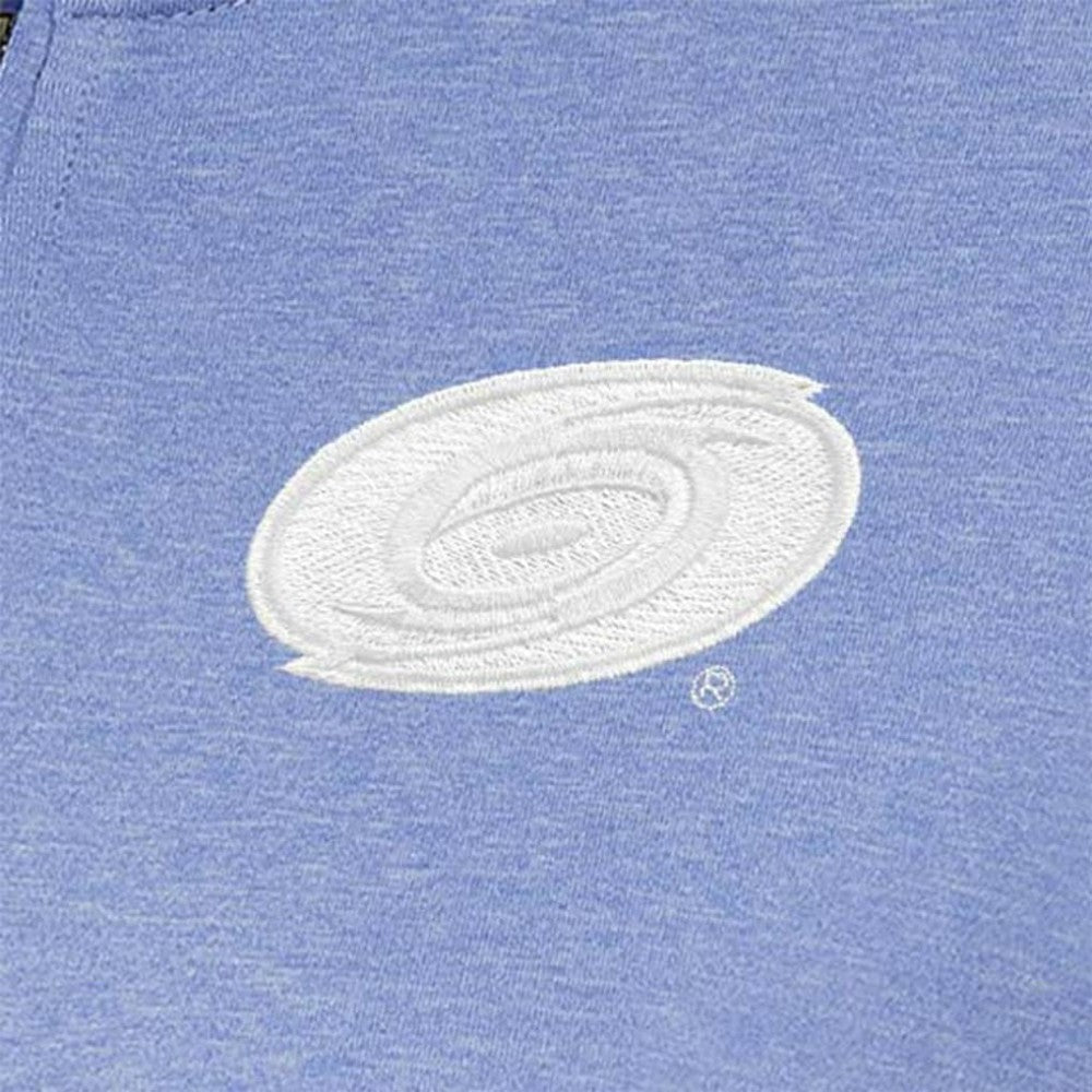 NHL Lavender Carolina Hurricanes Antigua Women's White Logo Mentor Quarter-Zip Jacket