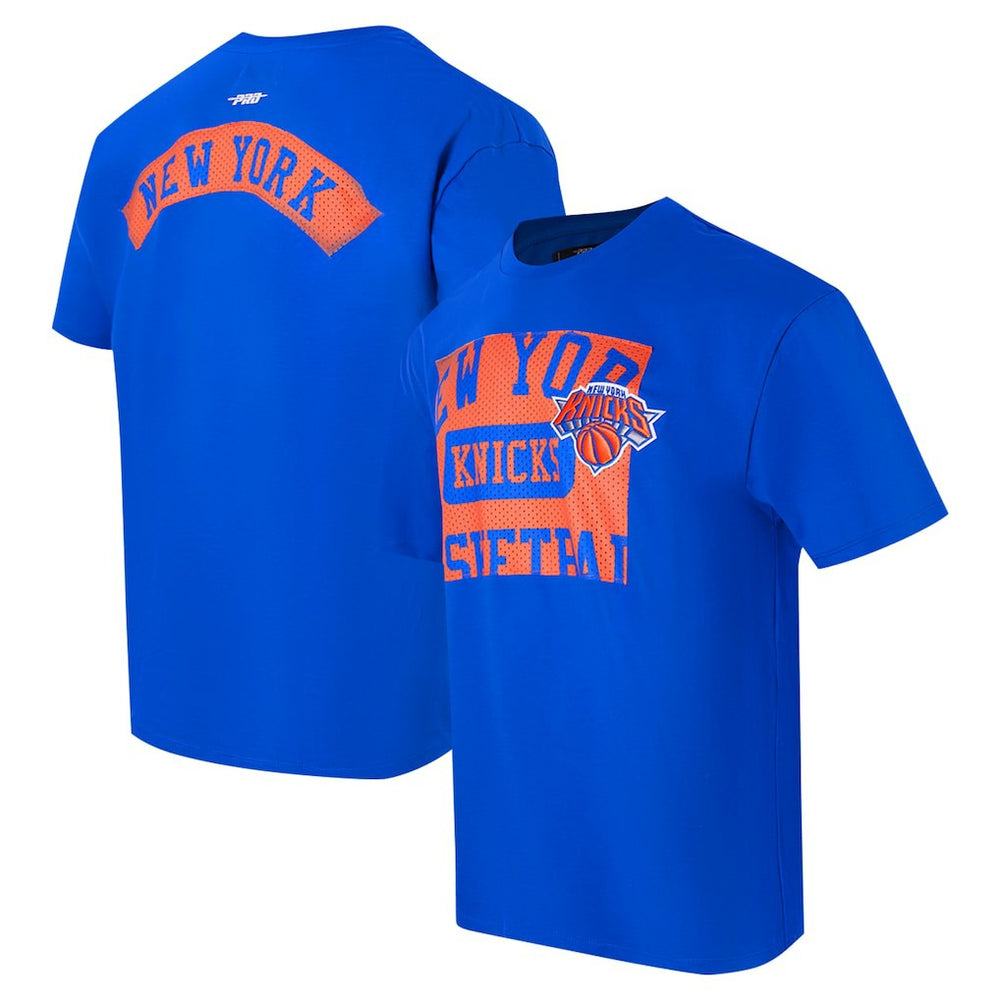 NBA New York Knicks Pro Standard Made To Play Drop Shoulder T-Shirt