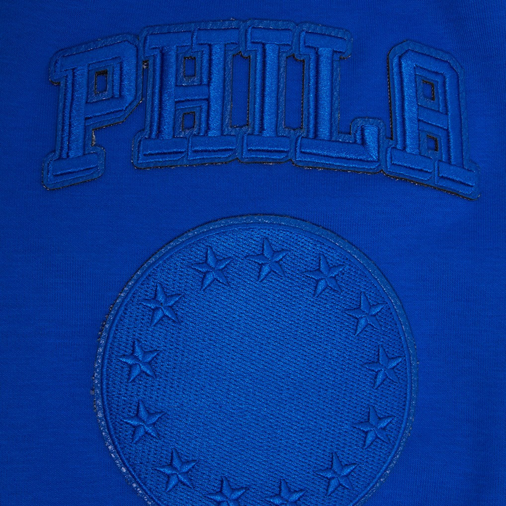 NBA Philadelphia 76ers Pro Standard Triple Tonal DK Pullover Hoodie Jacket