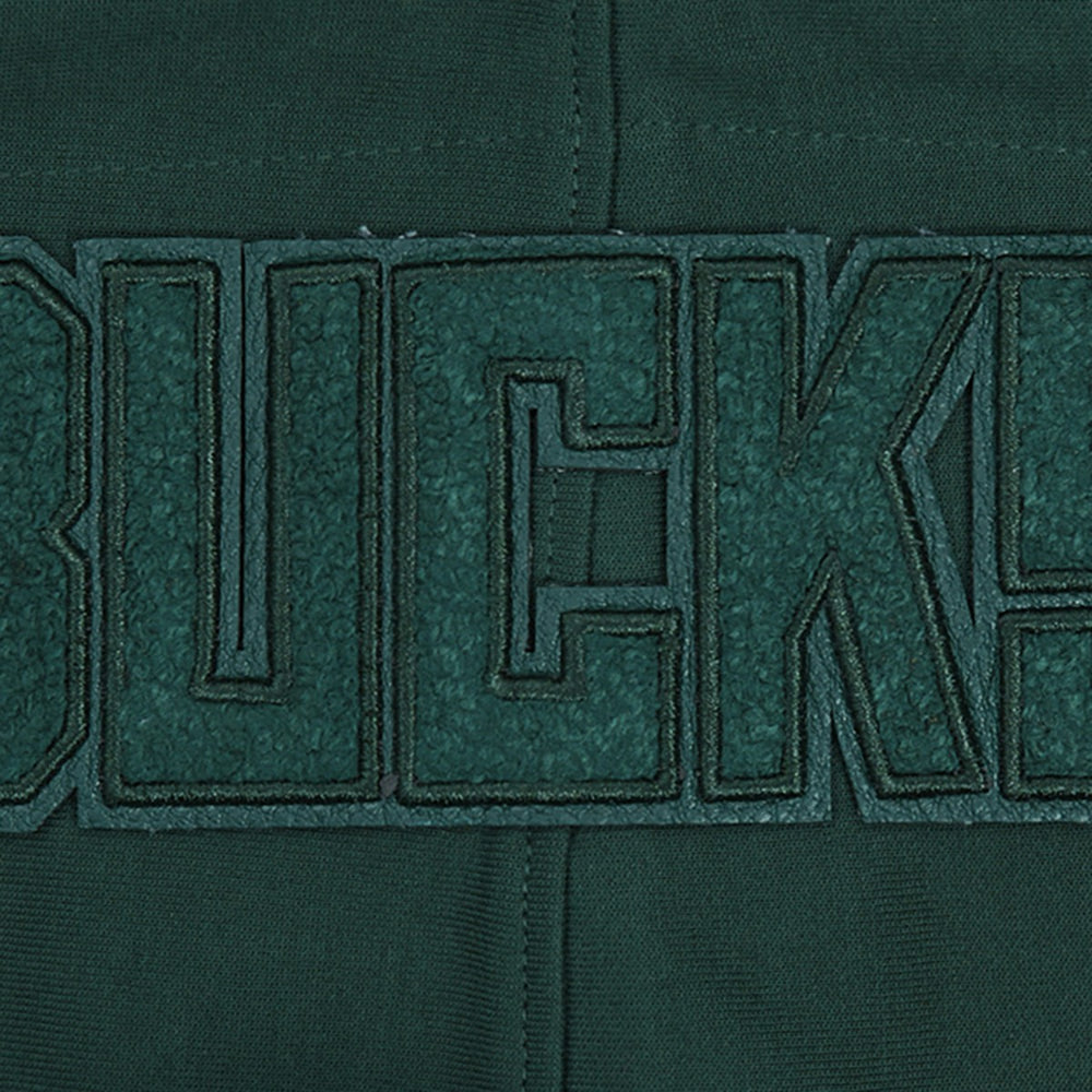 NBA Milwaukee Bucks Pro Standard Triple Tonal DK Full-Zip Hoodie Jacket