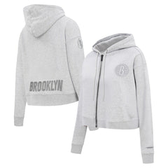 NBA Brooklyn Nets Pro Standard Women's Triple Tonal Full-Zip Hoodie