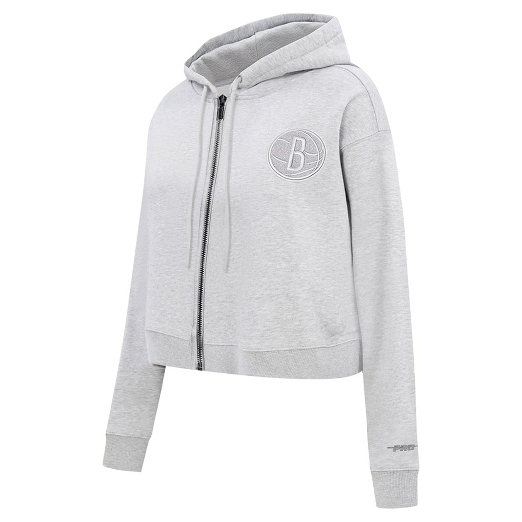 NBA Brooklyn Nets Pro Standard Women's Triple Tonal Full-Zip Hoodie