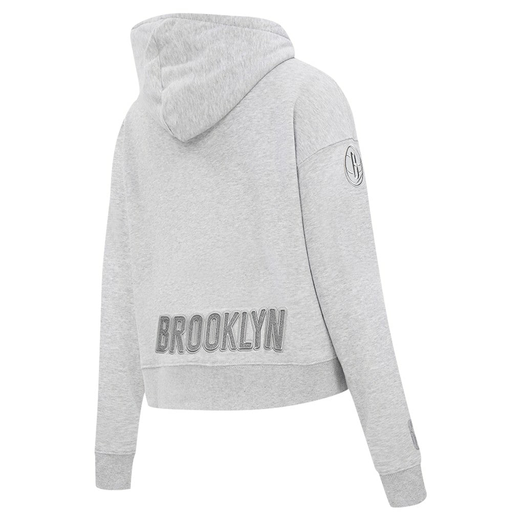 NBA Brooklyn Nets Pro Standard Women's Triple Tonal Full-Zip Hoodie
