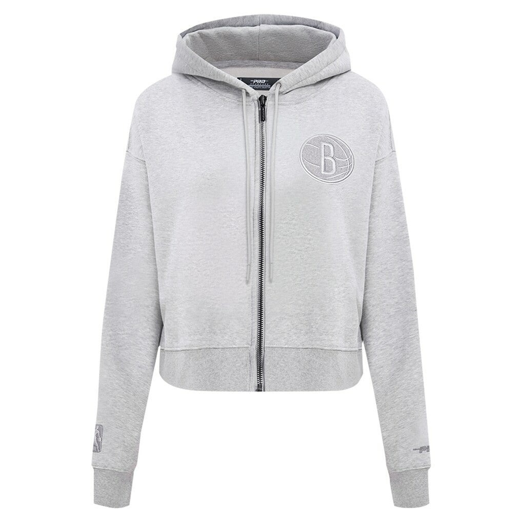 NBA Brooklyn Nets Pro Standard Women's Triple Tonal Full-Zip Hoodie