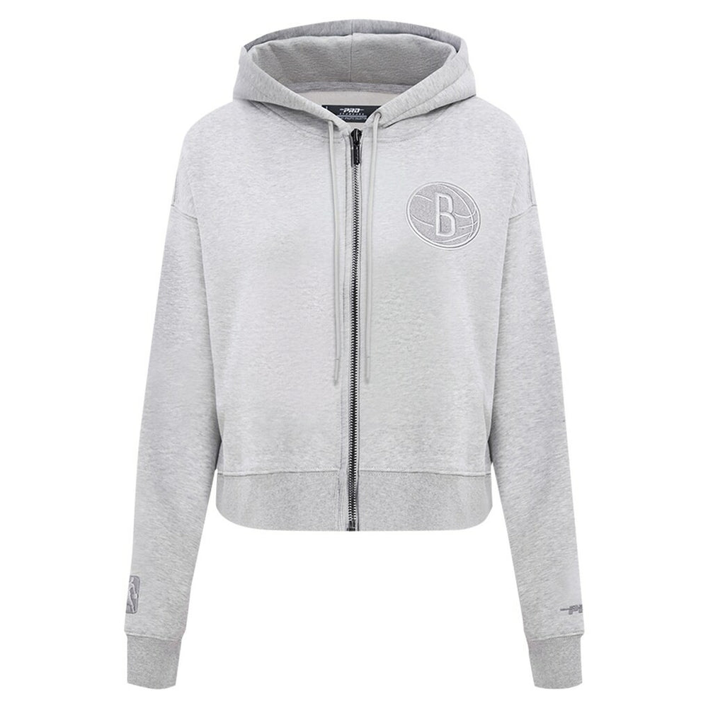 NBA Brooklyn Nets Pro Standard Women's Triple Tonal Full-Zip Hoodie