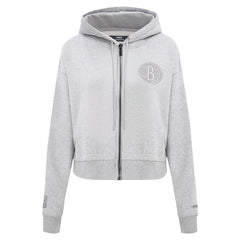 NBA Brooklyn Nets Pro Standard Women's Triple Tonal Full-Zip Hoodie