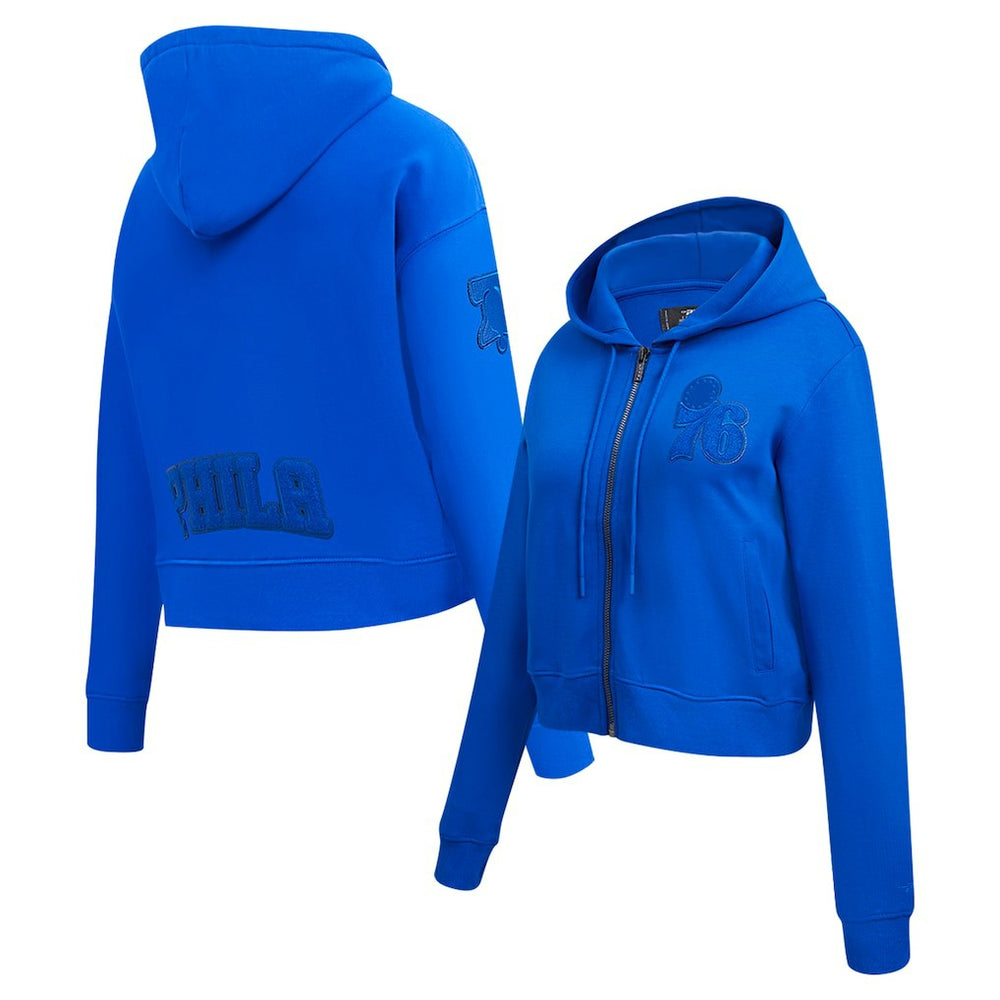 NBA Philadelphia 76ers Pro Standard Women's Triple Tonal Full-Zip Hoodie