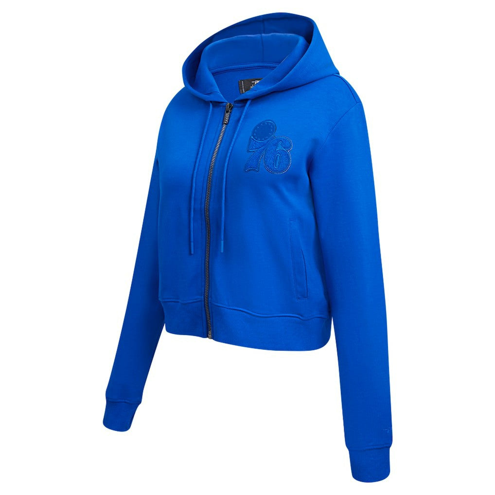 NBA Philadelphia 76ers Pro Standard Women's Triple Tonal Full-Zip Hoodie