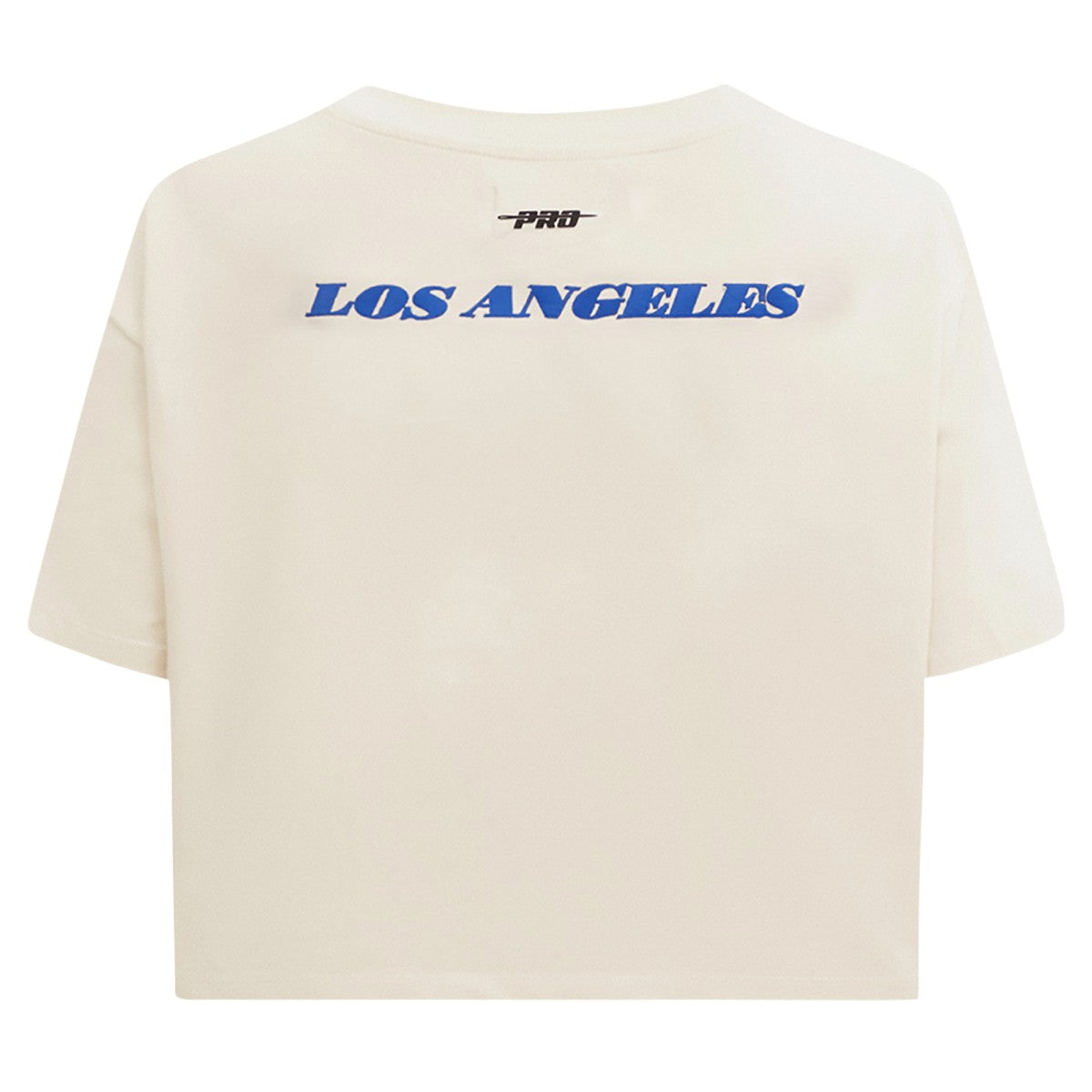 NBA Los Angeles Lakers Pro Standard Women's Retro Striper SJ Cropped Boxy T-Shirt