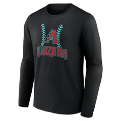 MLB Arizona Diamondbacks Personalized Name & Number Fastball Long Sleeve T-Shirt