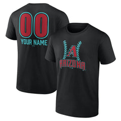 MLB Arizona Diamondbacks Personalized Name & Number Fastball T-Shirt