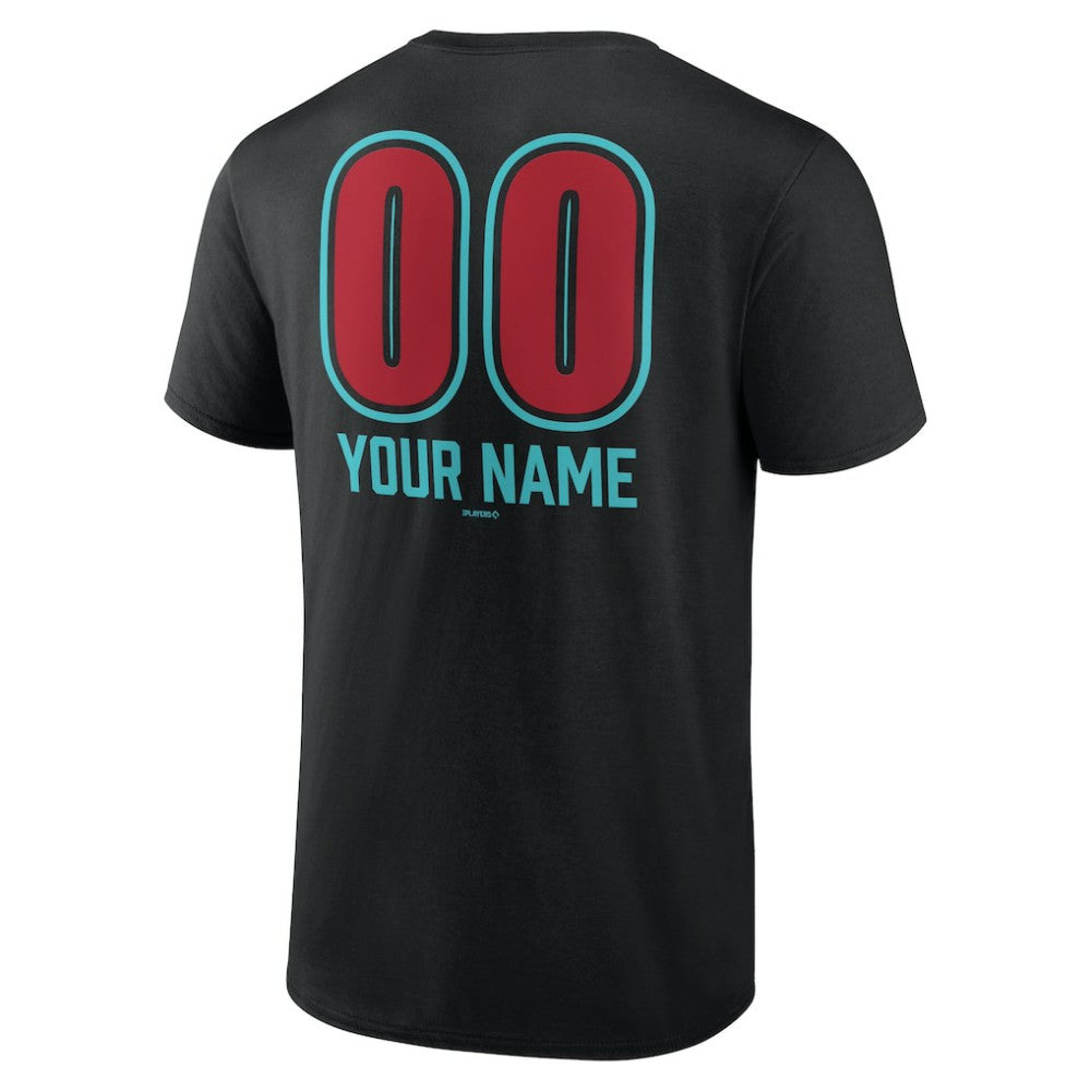 MLB Arizona Diamondbacks Personalized Name & Number Fastball T-Shirt