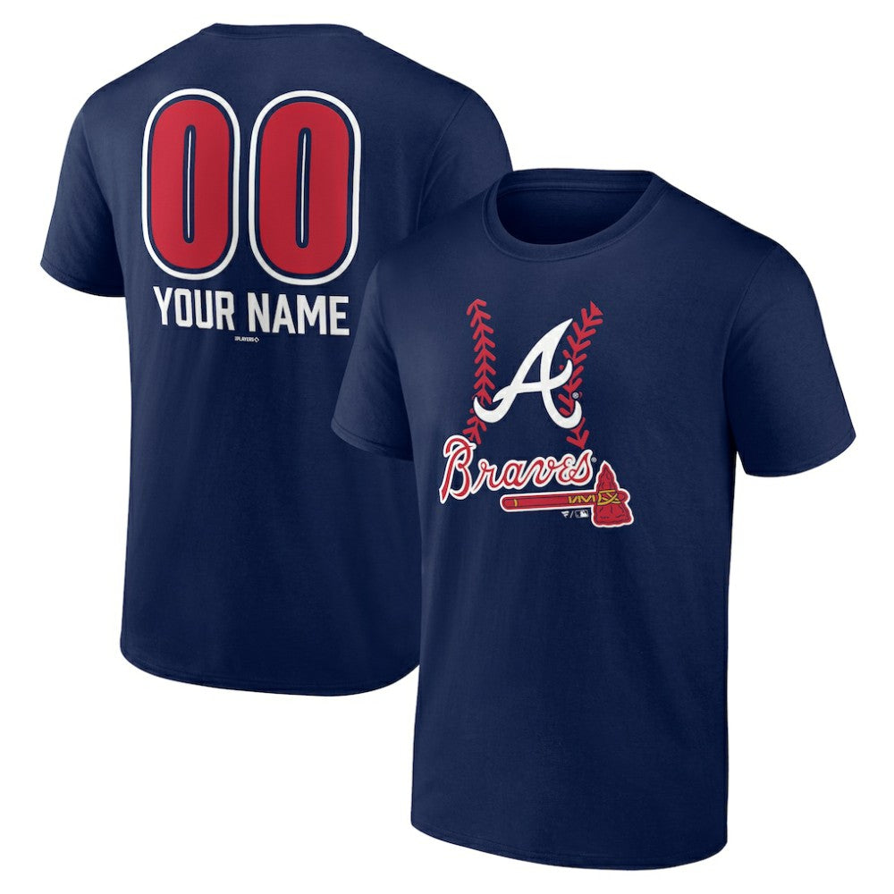 MLB Atlanta Braves Personalized Name & Number Fastball T-Shirt